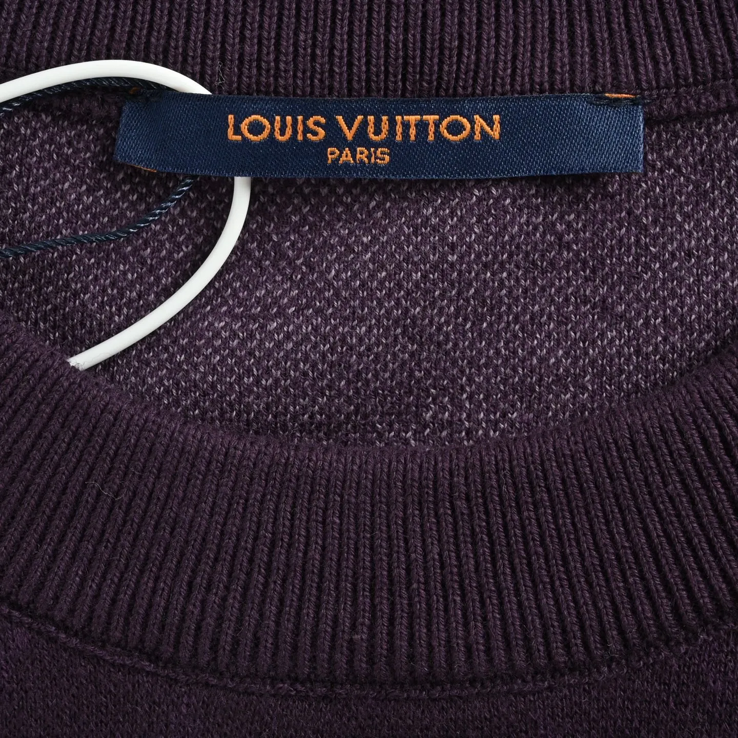 Louis Vuitton/Louis Vuitton 26ss presbyopic gradient jacquard knitted short sleeves